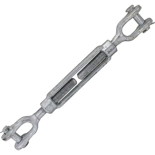 US Cargo Control - Turnbuckles Type: Jaw & Jaw Working Load Limit (Lb.): 5200 - Americas Tooling