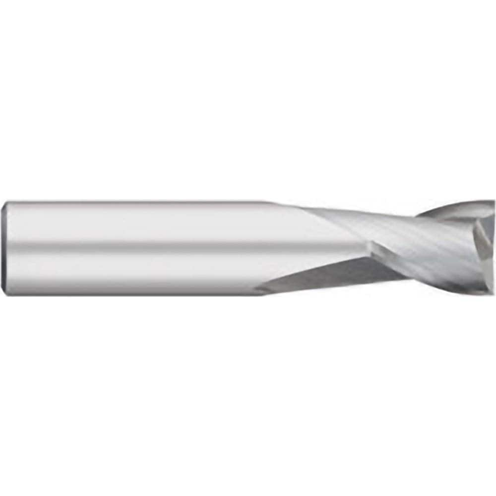 Titan USA - Square End Mills; Mill Diameter (Decimal Inch): 0.2188 ; Number of Flutes: 2 ; Length of Cut (Inch): 7/16 ; Length of Cut (Decimal Inch): 0.4375 ; Material: Solid Carbide ; Finish/Coating: Uncoated - Exact Industrial Supply