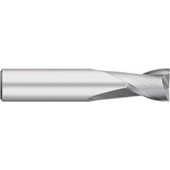 Titan USA - Square End Mills; Mill Diameter (Decimal Inch): 0.0781 ; Number of Flutes: 2 ; Length of Cut (Inch): 1/8 ; Length of Cut (Decimal Inch): 0.1250 ; Material: Solid Carbide ; Finish/Coating: Uncoated - Exact Industrial Supply