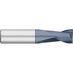 Titan USA - Square End Mills; Mill Diameter (Inch): 1/8 ; Mill Diameter (Decimal Inch): 0.1250 ; Number of Flutes: 2 ; Length of Cut (Inch): 1/4 ; Length of Cut (Decimal Inch): 0.2500 ; Material: Solid Carbide - Exact Industrial Supply