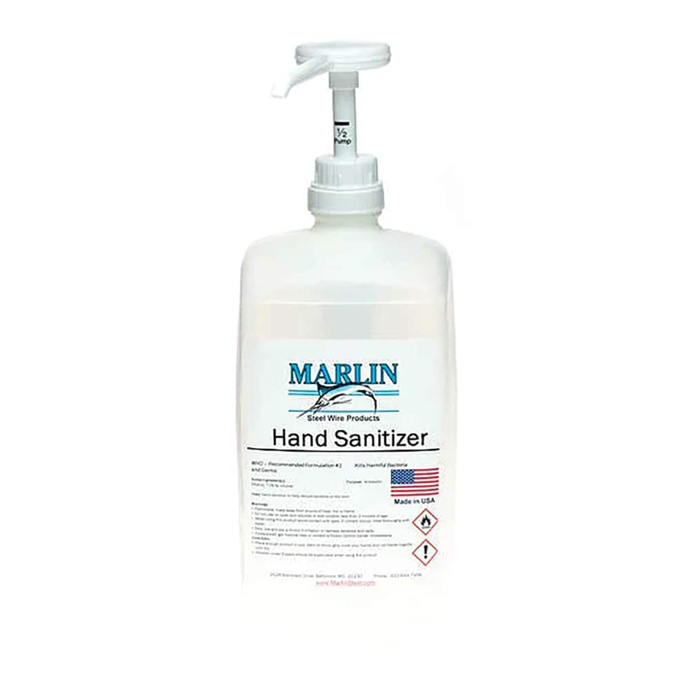 Marlin Steel Wire Products - Hand Sanitizers; Form: Liquid ; Container Type: Bottle ; Alcohol-Free: No ; Container Size: 1 Gal - Exact Industrial Supply