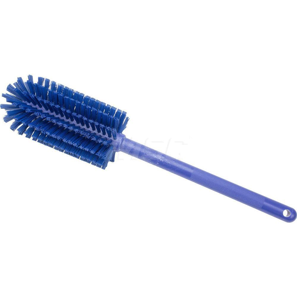 Bottle & Tube Brushes; Type: Bottle Brush; Diameter (Inch): 3; Shank Style: Handle; Bristle Length (Inch): 3; Overall Length (Inch): 16.00; Bristle Flexibility: Rigid; Bristle Material: Polyester; Brush Shape: Round; Bristle Color: Blue; Overall Length: 1