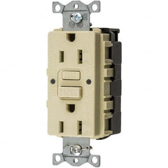 Hubbell Wiring Device-Kellems - GFCI Receptacles Grade: Commercial Color: Ivory - Americas Tooling