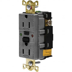 Hubbell Wiring Device-Kellems - GFCI Receptacles Grade: Industrial Color: Gray - Americas Tooling