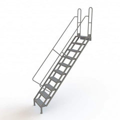 TRI-ARC - Rolling & Wall Mounted Ladders & Platforms Type: Stairway Slope Ladder Style: Stair Unit - Americas Tooling