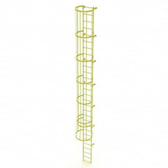 TRI-ARC - Rolling & Wall Mounted Ladders & Platforms Type: Fixed Ladder Style: Safety Cage - Americas Tooling