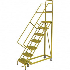 TRI-ARC - Rolling & Wall Mounted Ladders & Platforms Type: Stairway Slope Ladder Style: Forward Descent 50 Degree Incline - Americas Tooling