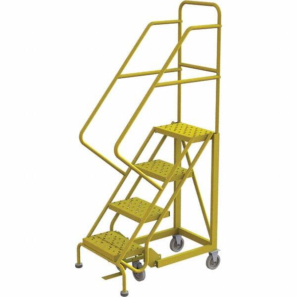 TRI-ARC - Rolling & Wall Mounted Ladders & Platforms Type: Stairway Slope Ladder Style: Forward Descent 50 Degree Incline - Americas Tooling