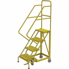 TRI-ARC - Rolling & Wall Mounted Ladders & Platforms Type: Stairway Slope Ladder Style: Forward Descent 50 Degree Incline - Americas Tooling