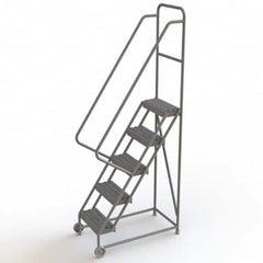 TRI-ARC - Rolling & Wall Mounted Ladders & Platforms Type: TiltNRoll Rolling Ladder Style: Tilt & Roll Safety Ladder - Americas Tooling