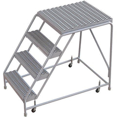 TRI-ARC - Rolling & Wall Mounted Ladders & Platforms Type: Rolling Warehouse Ladder Style: Rolling Safety Ladder - Americas Tooling