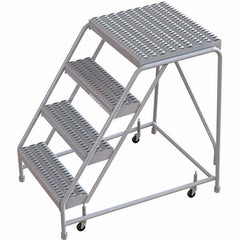 TRI-ARC - Rolling & Wall Mounted Ladders & Platforms Type: Rolling Warehouse Ladder Style: Rolling Safety Ladder - Americas Tooling