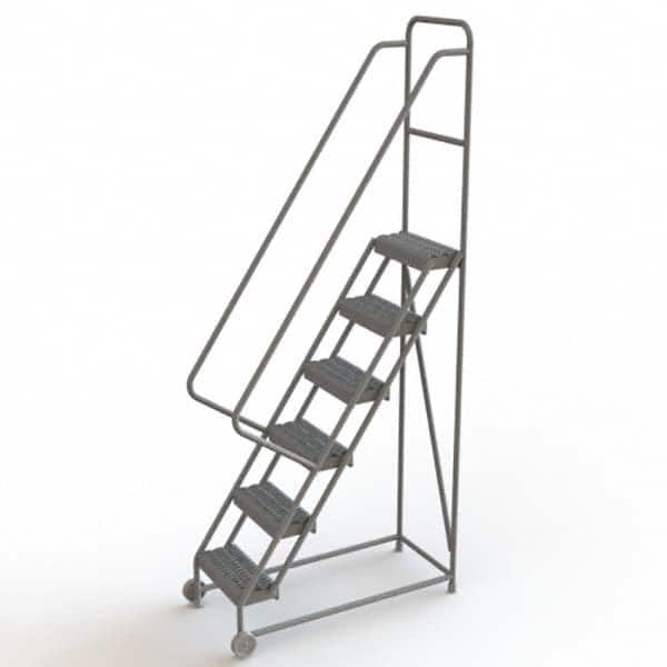 TRI-ARC - Rolling & Wall Mounted Ladders & Platforms Type: TiltNRoll Rolling Ladder Style: Tilt & Roll Safety Ladder - Americas Tooling