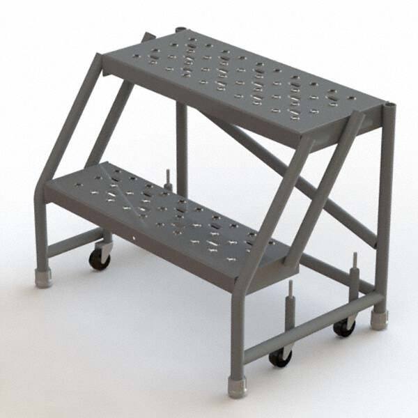 TRI-ARC - Rolling & Wall Mounted Ladders & Platforms Type: Rolling Warehouse Ladder Style: Rolling Platform Ladder - Americas Tooling