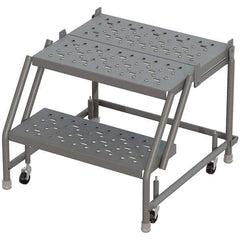 TRI-ARC - Rolling & Wall Mounted Ladders & Platforms Type: Rolling Warehouse Ladder Style: Rolling Platform Ladder - Americas Tooling