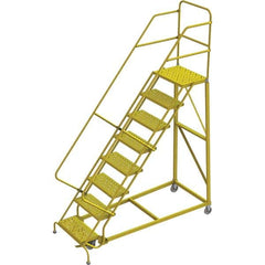 TRI-ARC - Rolling & Wall Mounted Ladders & Platforms Type: Stairway Slope Ladder Style: Forward Descent 50 Degree Incline - Americas Tooling