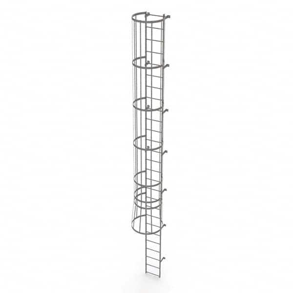 TRI-ARC - Rolling & Wall Mounted Ladders & Platforms Type: Fixed Ladder Style: Safety Cage - Americas Tooling