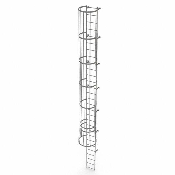 TRI-ARC - Rolling & Wall Mounted Ladders & Platforms Type: Fixed Ladder Style: Safety Cage - Americas Tooling