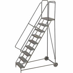 TRI-ARC - Rolling & Wall Mounted Ladders & Platforms Type: Rolling Warehouse Ladder Style: Rolling Safety Ladder - Americas Tooling