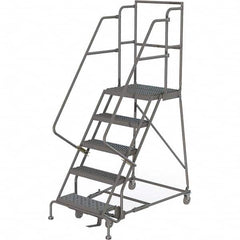 TRI-ARC - Rolling & Wall Mounted Ladders & Platforms Type: Rolling Warehouse Ladder Style: Rolling Platform Ladder - Americas Tooling