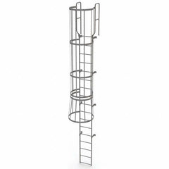 TRI-ARC - Rolling & Wall Mounted Ladders & Platforms Type: Fixed Ladder Style: Safety Cage - Americas Tooling