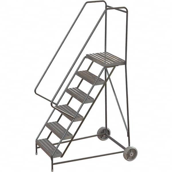 TRI-ARC - Rolling & Wall Mounted Ladders & Platforms Type: Rolling Warehouse Ladder Style: Rolling Safety Ladder - Americas Tooling