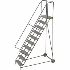 TRI-ARC - Rolling & Wall Mounted Ladders & Platforms Type: Rolling Warehouse Ladder Style: Rolling Safety Ladder - Americas Tooling