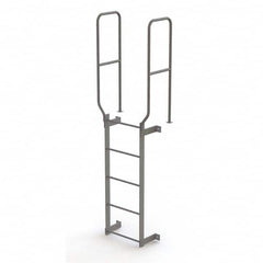 TRI-ARC - Rolling & Wall Mounted Ladders & Platforms Type: Fixed Ladder Style: Safety Cage - Americas Tooling