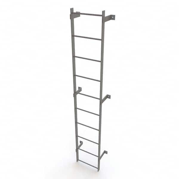 TRI-ARC - Rolling & Wall Mounted Ladders & Platforms Type: Fixed Ladder Style: Safety Cage - Americas Tooling