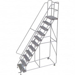 TRI-ARC - Rolling & Wall Mounted Ladders & Platforms Type: Rolling Warehouse Ladder Style: Rolling Safety Ladder - Americas Tooling