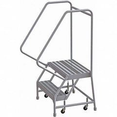 TRI-ARC - Rolling & Wall Mounted Ladders & Platforms Type: Rolling Warehouse Ladder Style: Rolling Safety Ladder - Americas Tooling