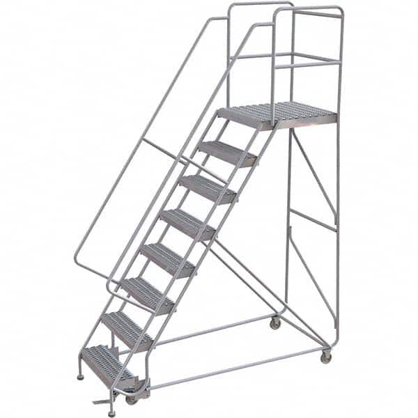 TRI-ARC - Rolling & Wall Mounted Ladders & Platforms Type: Rolling Warehouse Ladder Style: Rolling Safety Ladder - Americas Tooling