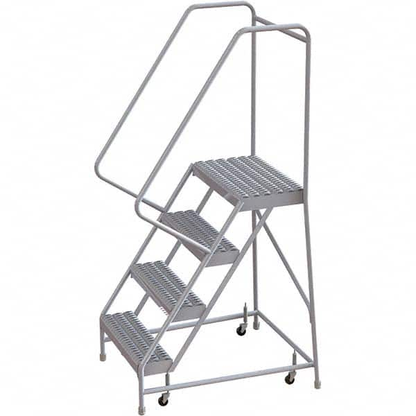 TRI-ARC - Rolling & Wall Mounted Ladders & Platforms Type: Rolling Warehouse Ladder Style: Rolling Safety Ladder - Americas Tooling