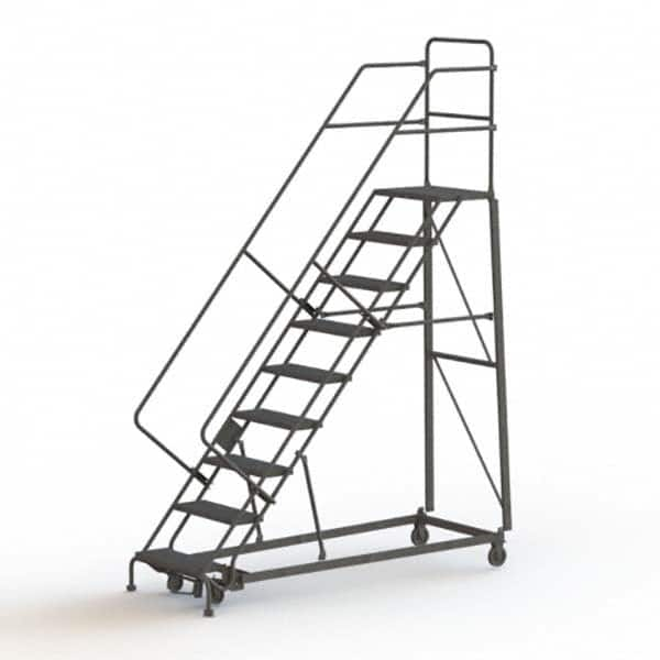 TRI-ARC - Rolling & Wall Mounted Ladders & Platforms Type: Stairway Slope Ladder Style: Rolling Safety Ladder - Americas Tooling