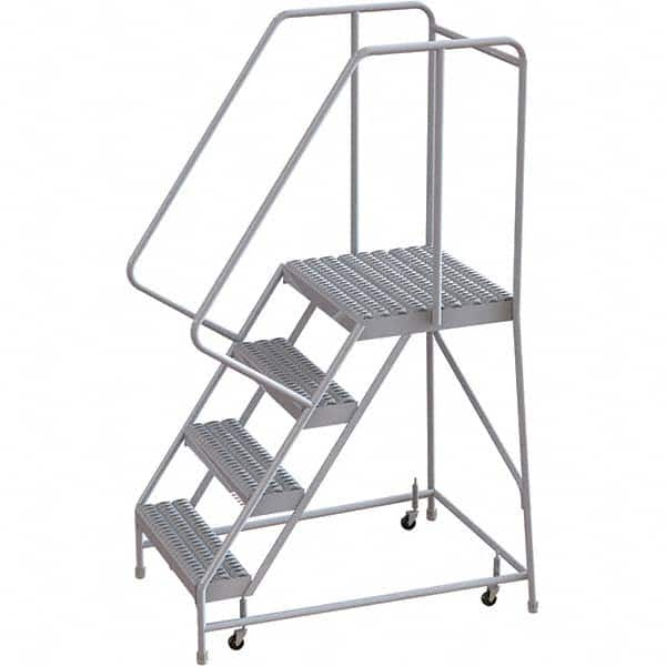 TRI-ARC - Rolling & Wall Mounted Ladders & Platforms Type: Rolling Warehouse Ladder Style: Rolling Safety Ladder - Americas Tooling