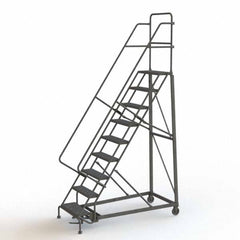 TRI-ARC - Rolling & Wall Mounted Ladders & Platforms Type: Rolling Warehouse Ladder Style: Rolling Safety Ladder - Americas Tooling