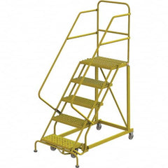 TRI-ARC - Rolling & Wall Mounted Ladders & Platforms Type: Stairway Slope Ladder Style: Forward Descent 50 Degree Incline - Americas Tooling