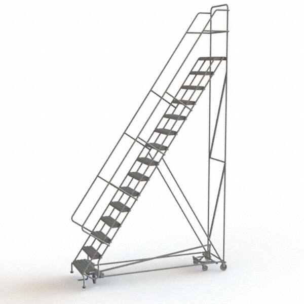 TRI-ARC - Rolling & Wall Mounted Ladders & Platforms Type: All-Directional Ladder Style: Forward Descent 50 Degree Incline - Americas Tooling