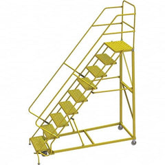 TRI-ARC - Rolling & Wall Mounted Ladders & Platforms Type: Stairway Slope Ladder Style: Forward Descent 50 Degree Incline - Americas Tooling