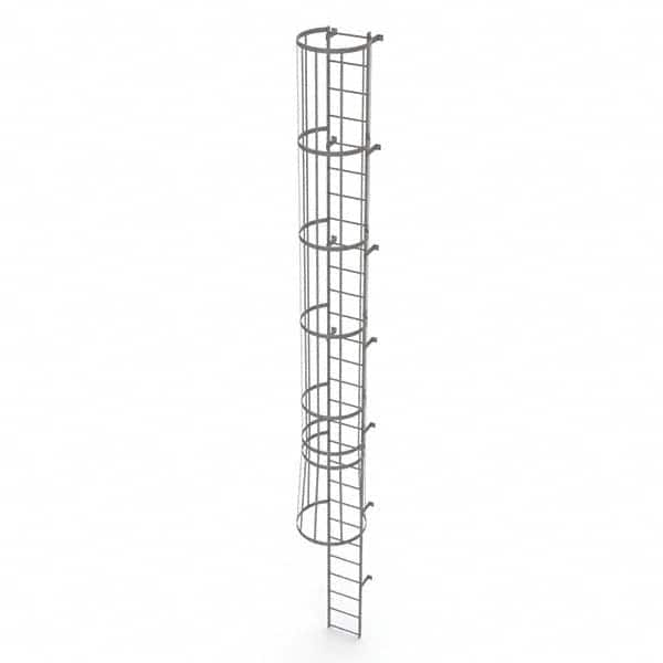 TRI-ARC - Rolling & Wall Mounted Ladders & Platforms Type: Fixed Ladder Style: Safety Cage - Americas Tooling