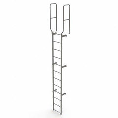 TRI-ARC - Rolling & Wall Mounted Ladders & Platforms Type: Fixed Ladder Style: Safety Cage - Americas Tooling