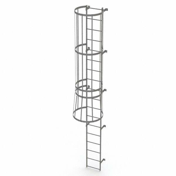 TRI-ARC - Rolling & Wall Mounted Ladders & Platforms Type: Fixed Ladder Style: Safety Cage - Americas Tooling