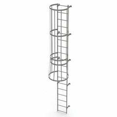 TRI-ARC - Rolling & Wall Mounted Ladders & Platforms Type: Fixed Ladder Style: Safety Cage - Americas Tooling