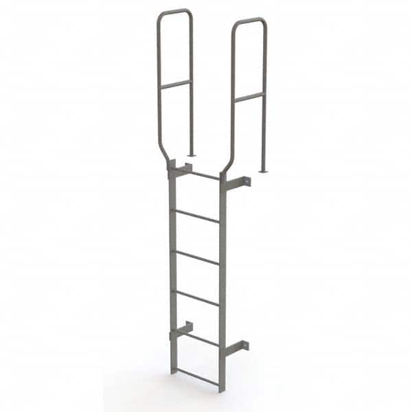 TRI-ARC - Rolling & Wall Mounted Ladders & Platforms Type: Fixed Ladder Style: Safety Cage - Americas Tooling