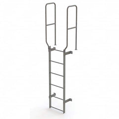 TRI-ARC - Rolling & Wall Mounted Ladders & Platforms Type: Fixed Ladder Style: Safety Cage - Americas Tooling