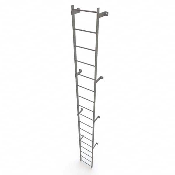 TRI-ARC - Rolling & Wall Mounted Ladders & Platforms Type: Fixed Ladder Style: Safety Cage - Americas Tooling