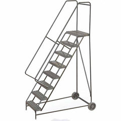 TRI-ARC - Rolling & Wall Mounted Ladders & Platforms Type: Rolling Warehouse Ladder Style: Rolling Safety Ladder - Americas Tooling