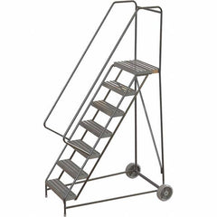 TRI-ARC - Rolling & Wall Mounted Ladders & Platforms Type: Rolling Warehouse Ladder Style: Rolling Safety Ladder - Americas Tooling