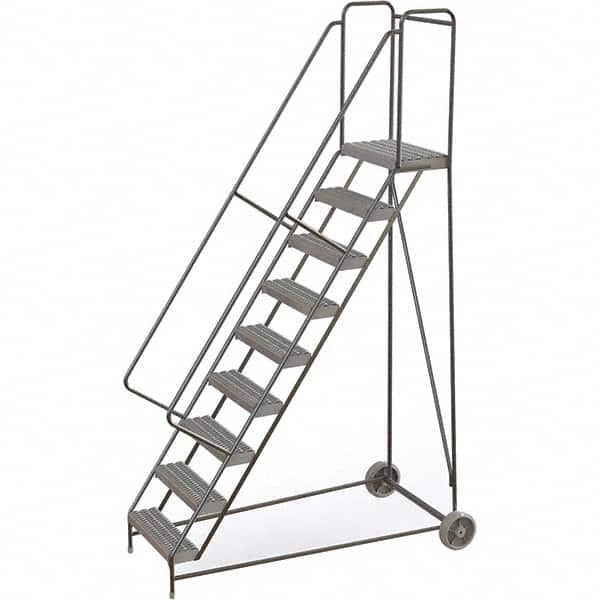 TRI-ARC - Rolling & Wall Mounted Ladders & Platforms Type: Rolling Warehouse Ladder Style: Rolling Safety Ladder - Americas Tooling