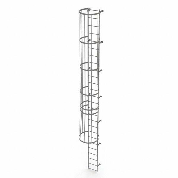 TRI-ARC - Rolling & Wall Mounted Ladders & Platforms Type: Fixed Ladder Style: Safety Cage - Americas Tooling